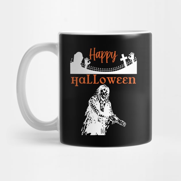 Happy Halloween Zombie by Crimson Leo Designs